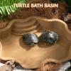Large Turtle Soaking Dish with Ramps view 2