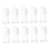 Hohopeti 10-Piece Pet Finger Toothbrushes with Storage Box for Dogs and Cats view 1