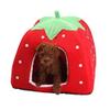 Cartoon Strawberry Cat Bed view 2