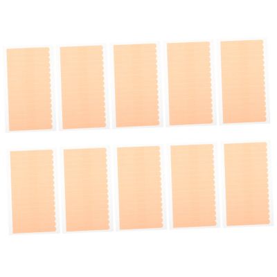 Khaki Nonwoven Eyelash Extension Tape, 10 Sheets