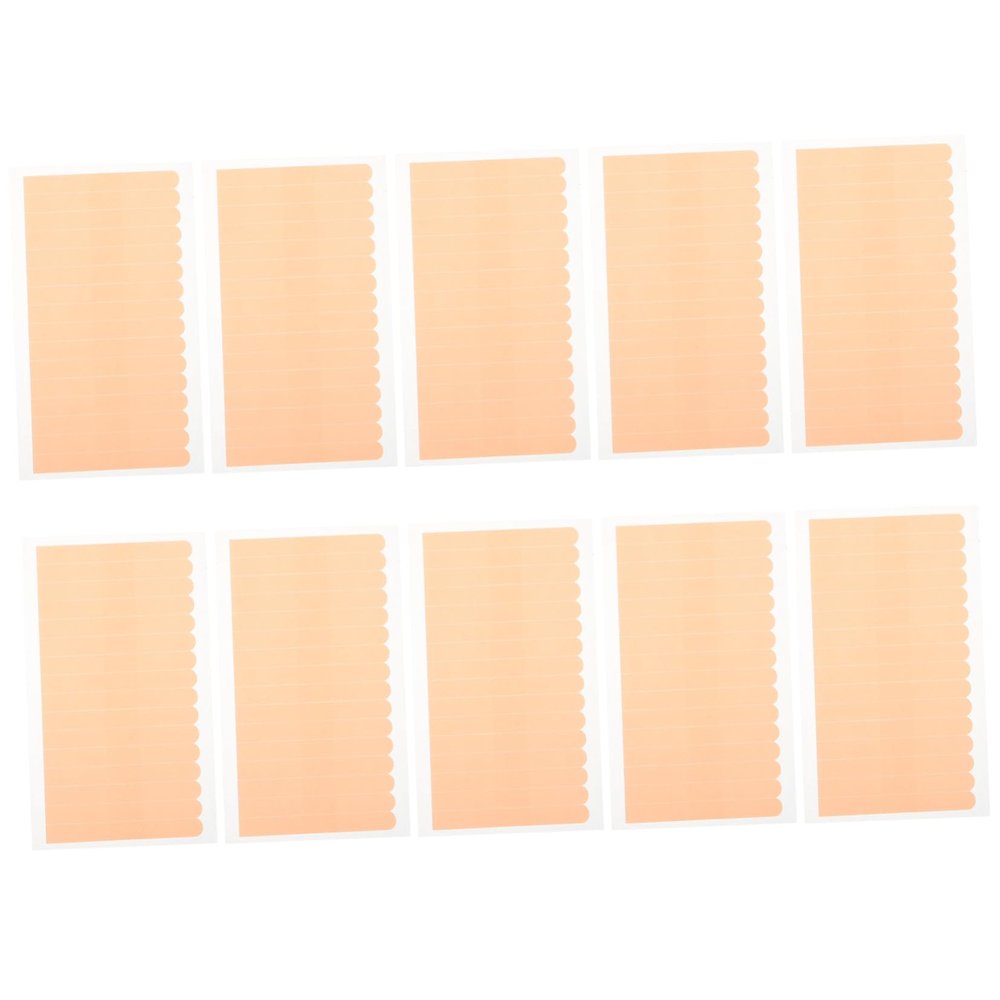 Khaki Nonwoven Eyelash Extension Tape, 10 Sheets