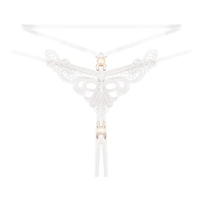 Generic Women's Crotchless Lace Thong Panty