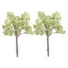 Miniature Tree Figurines for Scene Layout, 2 Pieces, Realistic view 1
