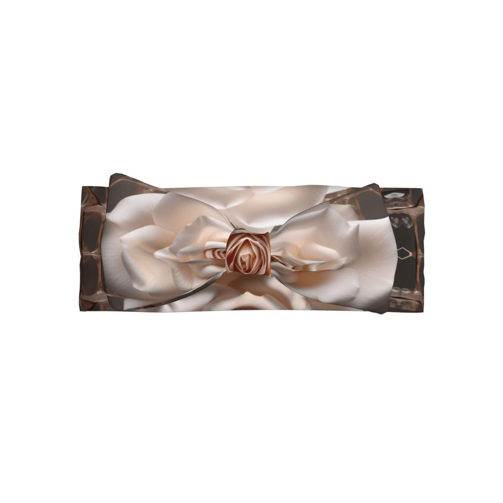 Roses in the NetBow Headband, Patterned Baby Hair Accessory for Newborns, Infants, and Everyday Wear