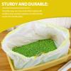 Behogan XXL Cat Litter Bags, 104 × 45 cm, White with Yellow Drawstring, 4 Rolls of 10 view 4