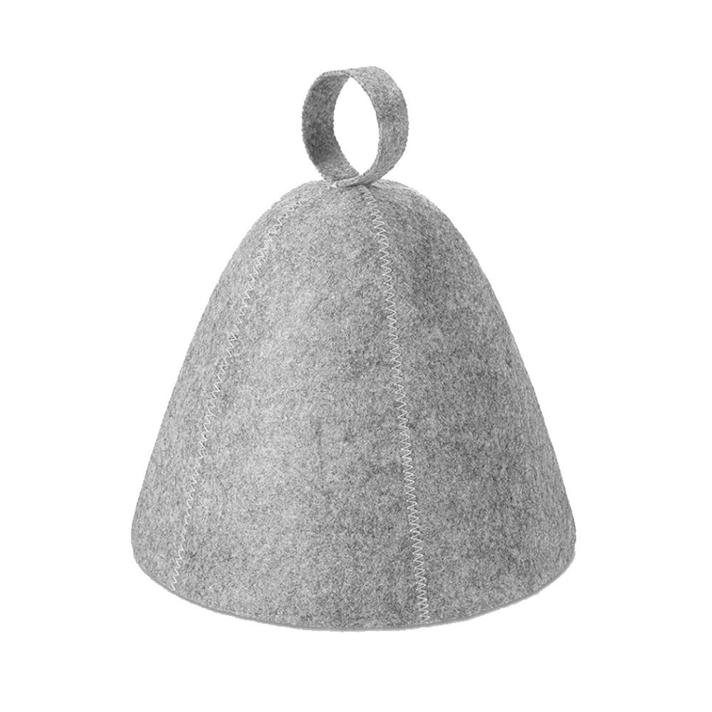Laikoutd 1/2-Pc. Thickened Wool Felt Sauna Hat