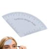 Reusable Eyebrow Shaping Measuring Tool view 1