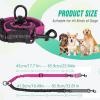Reflective Double Dog Leash with 360-Degree Swivel view 4