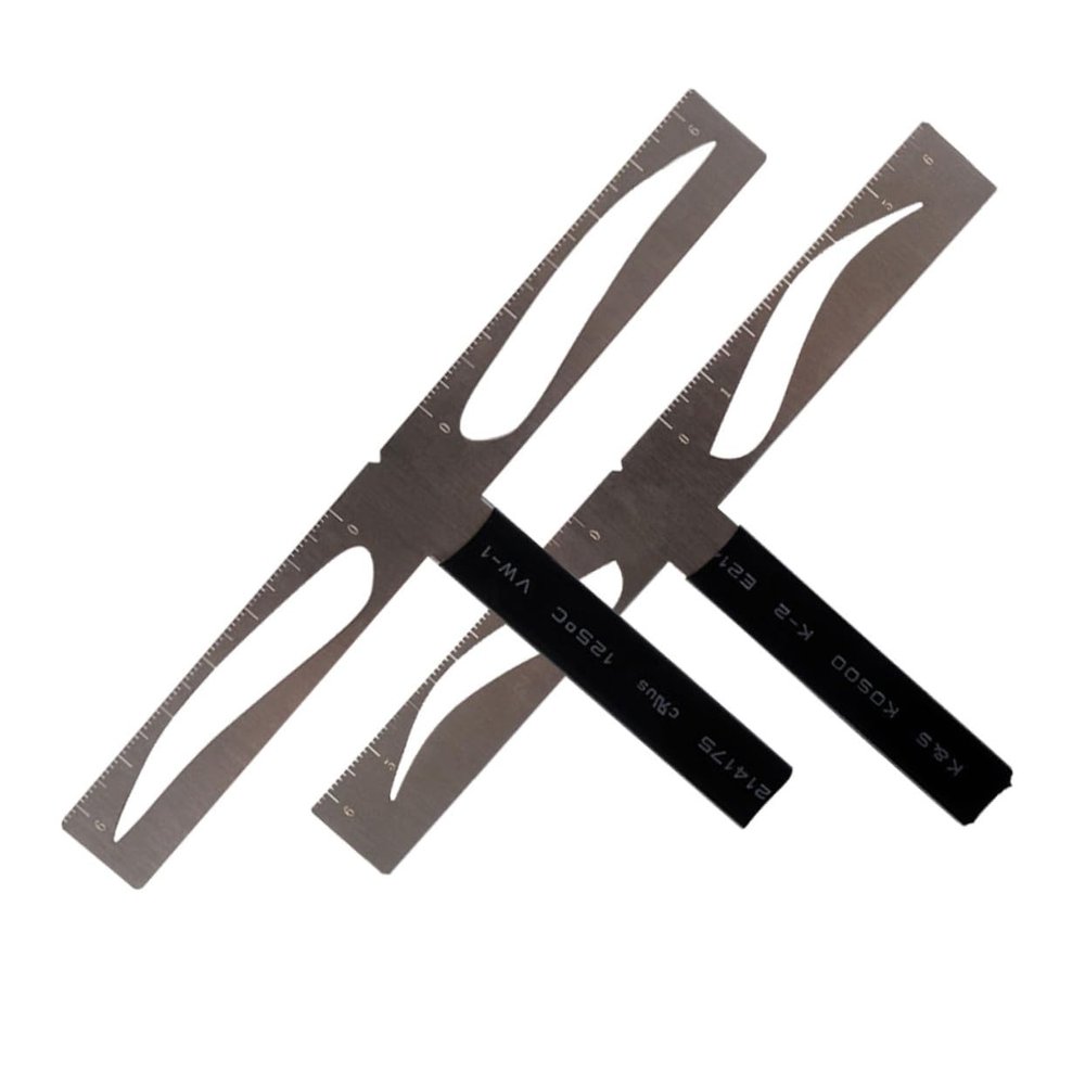 Mobestech Eyebrow Ruler with Three-Point Stencil