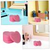 Gatuida 50-Pack Compressed Heart-Shaped Cellulose Facial Sponges, Reusable Cleansing and Exfoliating Pads for Sensitive Skin and Travel view 3