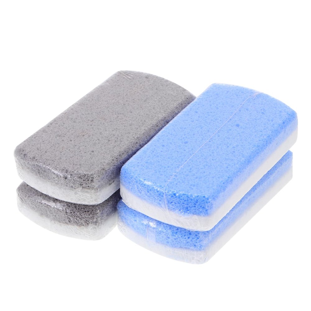 4-Piece Glass Foot Exfoliating Stone Set