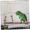 BCOATH Natural Wood Bird Swing view 4