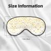 Sleep Mask with Dreamy Stars and Dots, Soft, Breathable, Light-Blocking, Adjustable Strap view 3