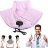 podomax WARMLYPro | Massage Heating Pad, Rechargeable USB Heating Pad with Coral Fleece Neck Warmer for Back & Shoulders, 3 Heat Levels & 3 Vibration Massage Modes (Purple, One Size) view 1