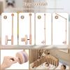 360° Rotating Wooden Baby Crib Mobile Holder view 2