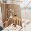 360° Rotating Wooden Baby Crib Mobile Holder view 3