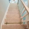 Minimalist Stair Runner Rod Holder Set, 12 Brass Rods, 120/110/100/80/70/60/50 cm, Easy Installation (116.8 cm) view 1
