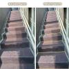 Minimalist Stair Runner Rod Holder Set, 12 Brass Rods, 120/110/100/80/70/60/50 cm, Easy Installation (116.8 cm) view 3