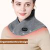 Massage Heating Pad, Coral Fleece Neck Warmer for Back and Shoulders with 3 Heat Levels and 3 Vibration Modes (2 pcs) view 4