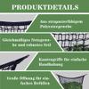 LKFDTW Large Horse Hay Net, Fine-Mesh 3 x 3 cm, Durable Reusable Hay Bag with Drawstring, 60 x 90 cm view 3