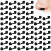 QFGasre 100-Count Disposable Nasal Filters, Sponge Dust Filters, Black view 1
