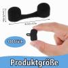QFGasre 100-Count Disposable Nasal Filters, Sponge Dust Filters, Black view 2