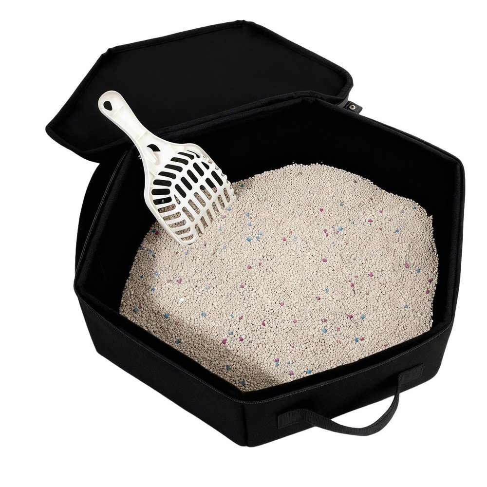 Leak-Proof, Waterproof Portable Cat Litter Box
