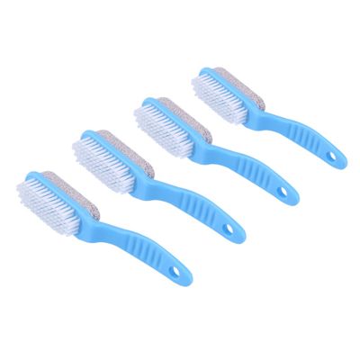 OUNONA 4-Piece Foot File with Double-Sided Pumice Stone, Callus Remover, Random Color