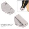 ANKROYU Zipper Stopper Ends, Zipper Pull Replacements, 10 Sets, Shiny Metal Stops for DIY Luggage, Bags, Jackets and Suitcases, Z (White Nickel) view 2