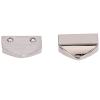 ANKROYU Zipper Stopper Ends, Zipper Pull Replacements, 10 Sets, Shiny Metal Stops for DIY Luggage, Bags, Jackets and Suitcases, Z (White Nickel) view 3