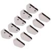 ANKROYU Zipper Stopper Ends, Zipper Pull Replacements, 10 Sets, Shiny Metal Stops for DIY Luggage, Bags, Jackets and Suitcases, Z (White Nickel) view 4