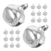 SOIMISS 200pcs Metal Bells for Crafts and Pet Collars view 1
