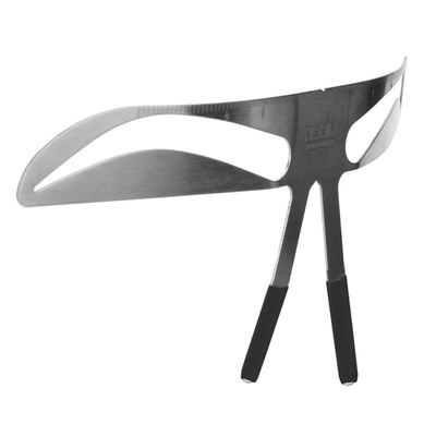 Portable Stainless Steel Eyebrow Tattoo Ruler, Silver