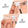 Portable Stainless Steel Eyebrow Tattoo Ruler, Silver view 2