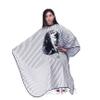 minkissy Unisex Striped Hairdressing Cape, Soft Lightweight Material view 1