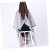 minkissy Unisex Striped Hairdressing Cape, Soft Lightweight Material view 2