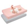 ULDIGI 2-Pack Breathable Cotton Changing Pad Covers, Elastic and Skin-Friendly view 4