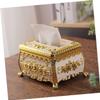 VILLCASE Elegant Acrylic Tissue Box, European-Style Rectangular Tissue Dispenser view 2