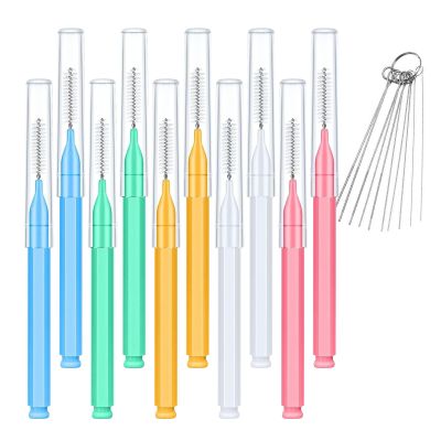 Showerhead Cleaning Brushes, 10-Piece Mini Brush Set for Nozzles and Aerators