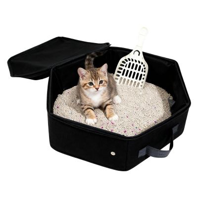 Portable Foldable Cat Litter Box, 44 x 34 x 13 cm