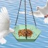 Eojpdji Bird Feeder - Outdoor Bird Bath - Garden Drinkers for Balcony, Terrace, Park, Lawn, Deck view 2