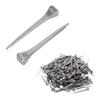 RASTKY Horseshoe Nails with Good Elasticity, 250 Pieces, E3 Steel view 1