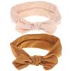WEKAMOS 2-Piece Baby Headband Set with Large Bow view 1