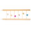 Gadpiparty Wooden Bird Ladder with Bells for Budgerigars, Cockatiels and Parrots view 1