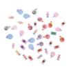 40-Piece Resin Cartoon Candy Nail Charms view 1
