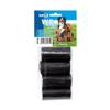 HAPPET Black Dog Poop Bags, 80 Bags view 1