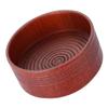DECOMELODY Vintage Oak Wood Shaving Soap Bowl for Men view 1