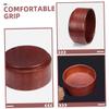 DECOMELODY Vintage Oak Wood Shaving Soap Bowl for Men view 3