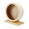 Mllepjdh Natural Wood Hamster Exercise Wheel view 1