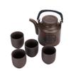 HDICUHNANU Handmade Chinese Yixing Clay Tea Set with Teapot and 4 Cups view 1